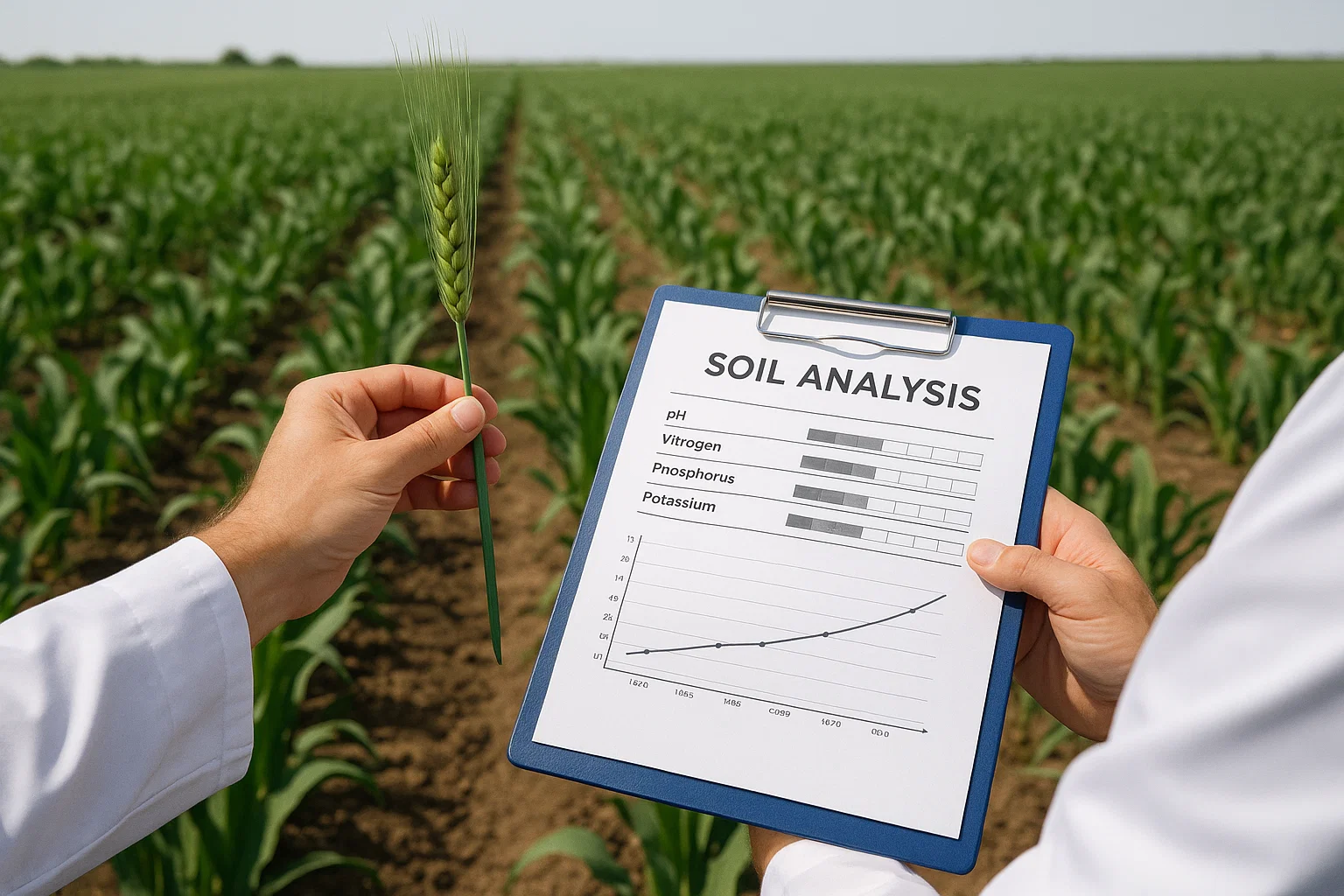 أهمية التحاليل الزراعية في زيادة إنتاجية المحاصيل