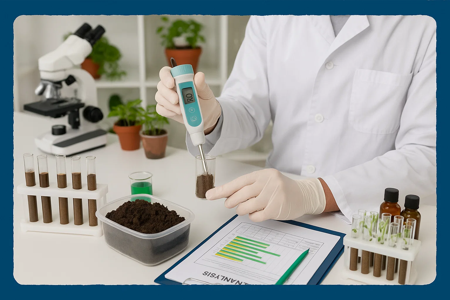 تحليل التربة